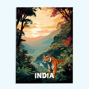 India Travel Poster | Paint by Numbers Kit