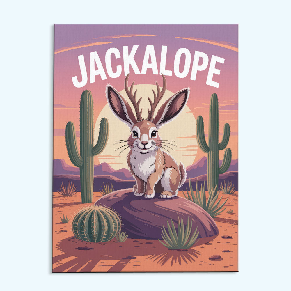 Jackalope - American Legends | Paint by Numbers Kit