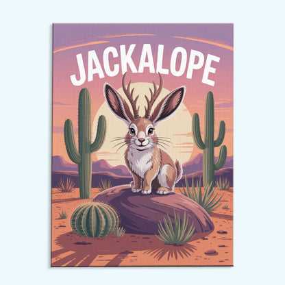 Jackalope - American Legends | Paint by Numbers Kit