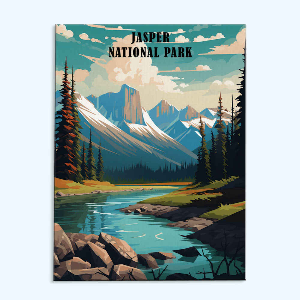 Jasper National Park | Paint by Numbers Kit