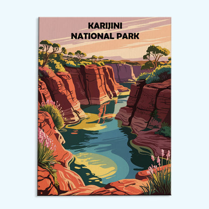 Karijini AU National Park | Paint by Numbers Kit