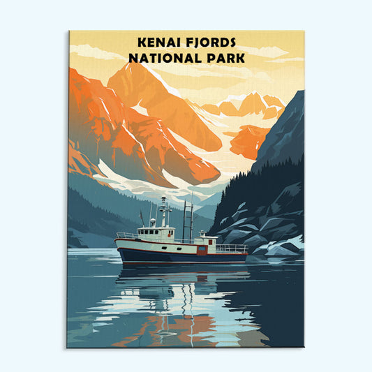 Kenai Fjords National Park | Paint by Numbers Kit