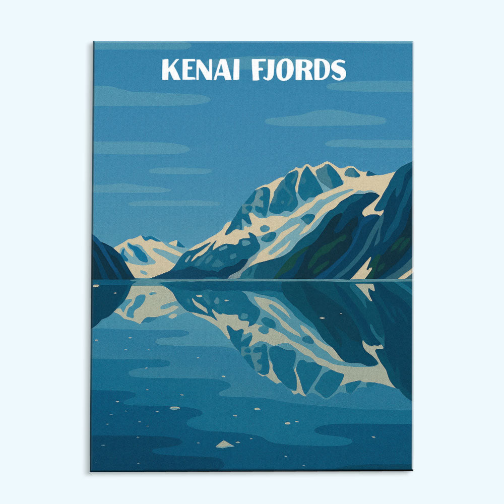 Kenai Fjords National Park Beginner | Paint by Numbers Kit