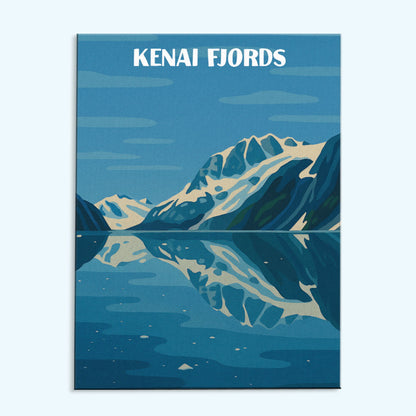 Kenai Fjords National Park Beginner | Paint by Numbers Kit
