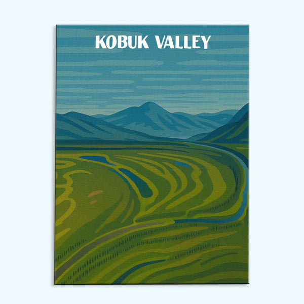 Kobuk Valley National Park Beginner | Paint by Numbers Kit