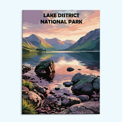 Lake District, britischer Nationalpark | Malen nach Zahlen-Set