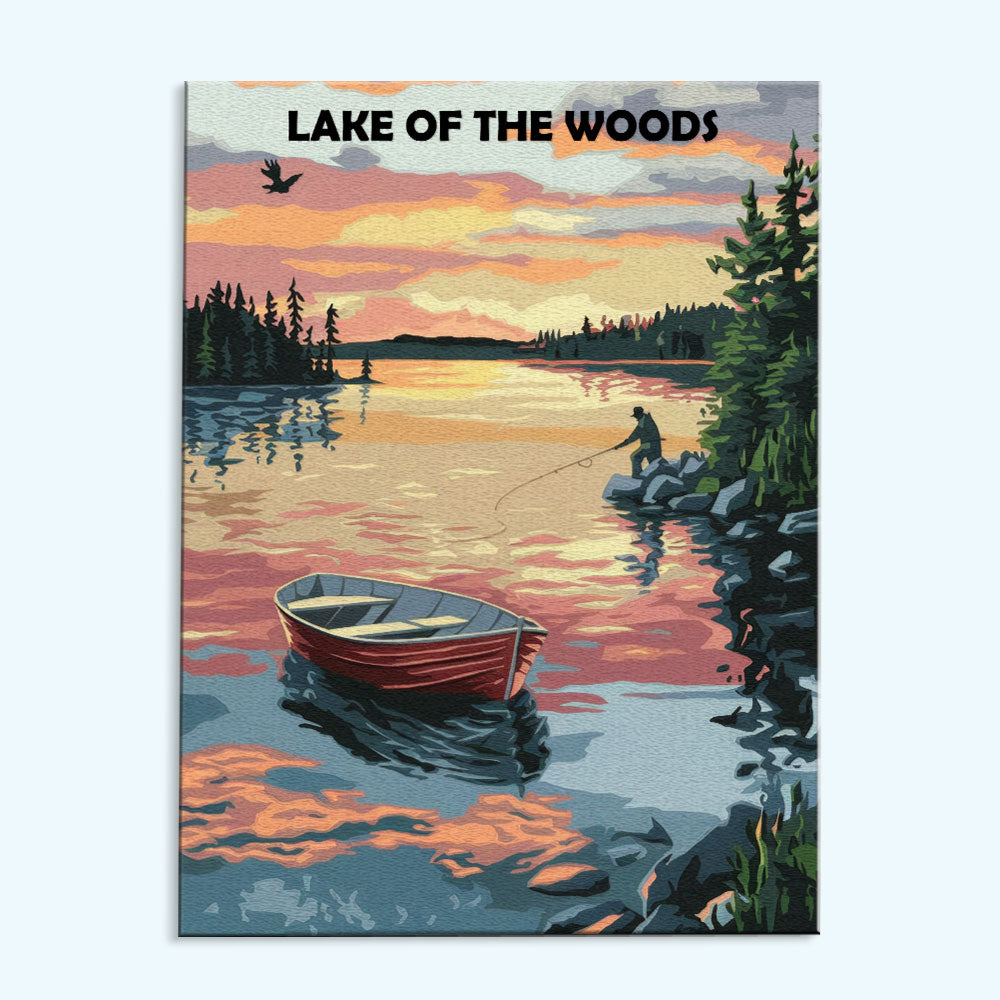 Lake of the Woods | Paint by Numbers Kit