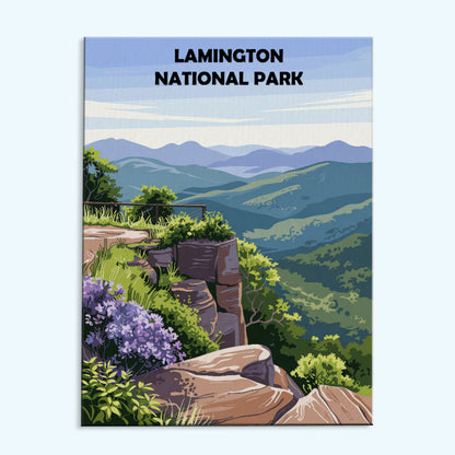 Lamington AU National Park | Paint by Numbers Kit