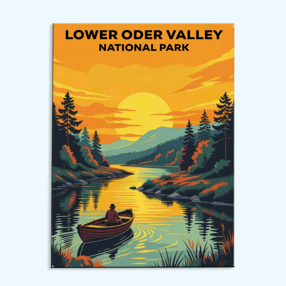 Lower Oder Valley - German National Park | Paint by Numbers Kit