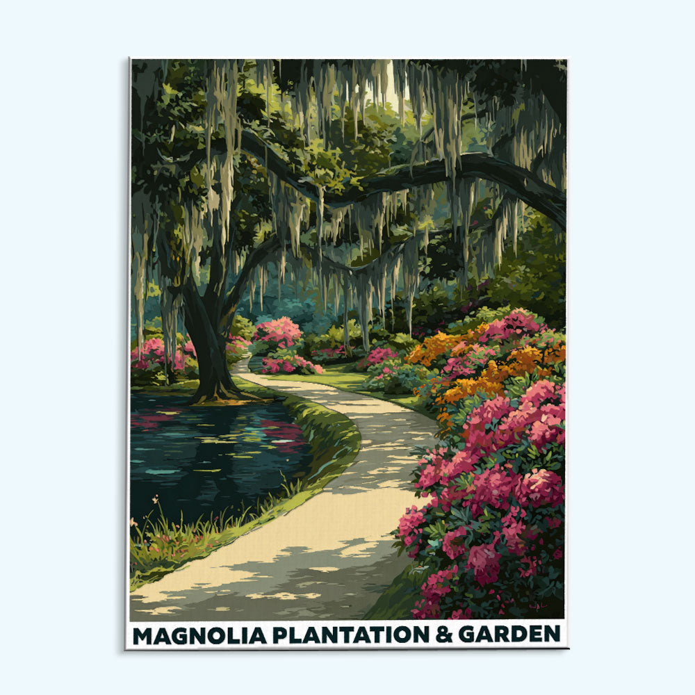 Magnolia Plantation & Garden | Paint by Numbers Kit
