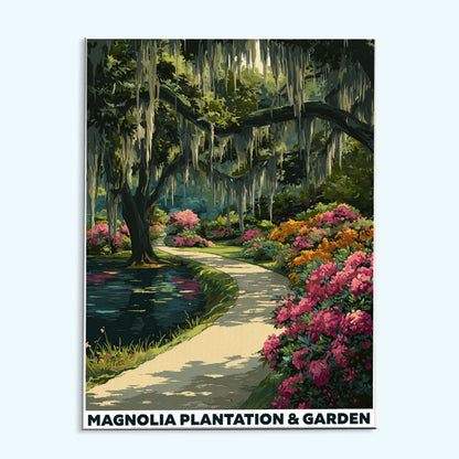 Magnolia Plantation & Garden | Paint by Numbers Kit