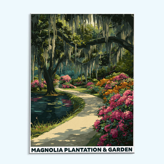 Magnolia Plantation & Garden | Paint by Numbers Kit