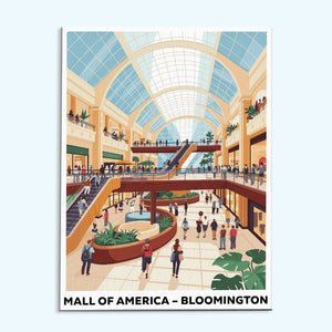 Mall of America, Bloomington | US Landmark | Paint by Numbers Kit