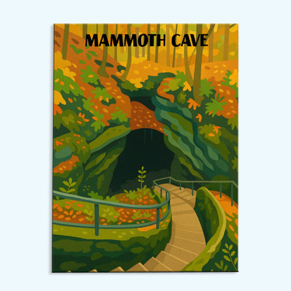 Mammoth Cave National Park Beginner | Paint by Numbers Kit