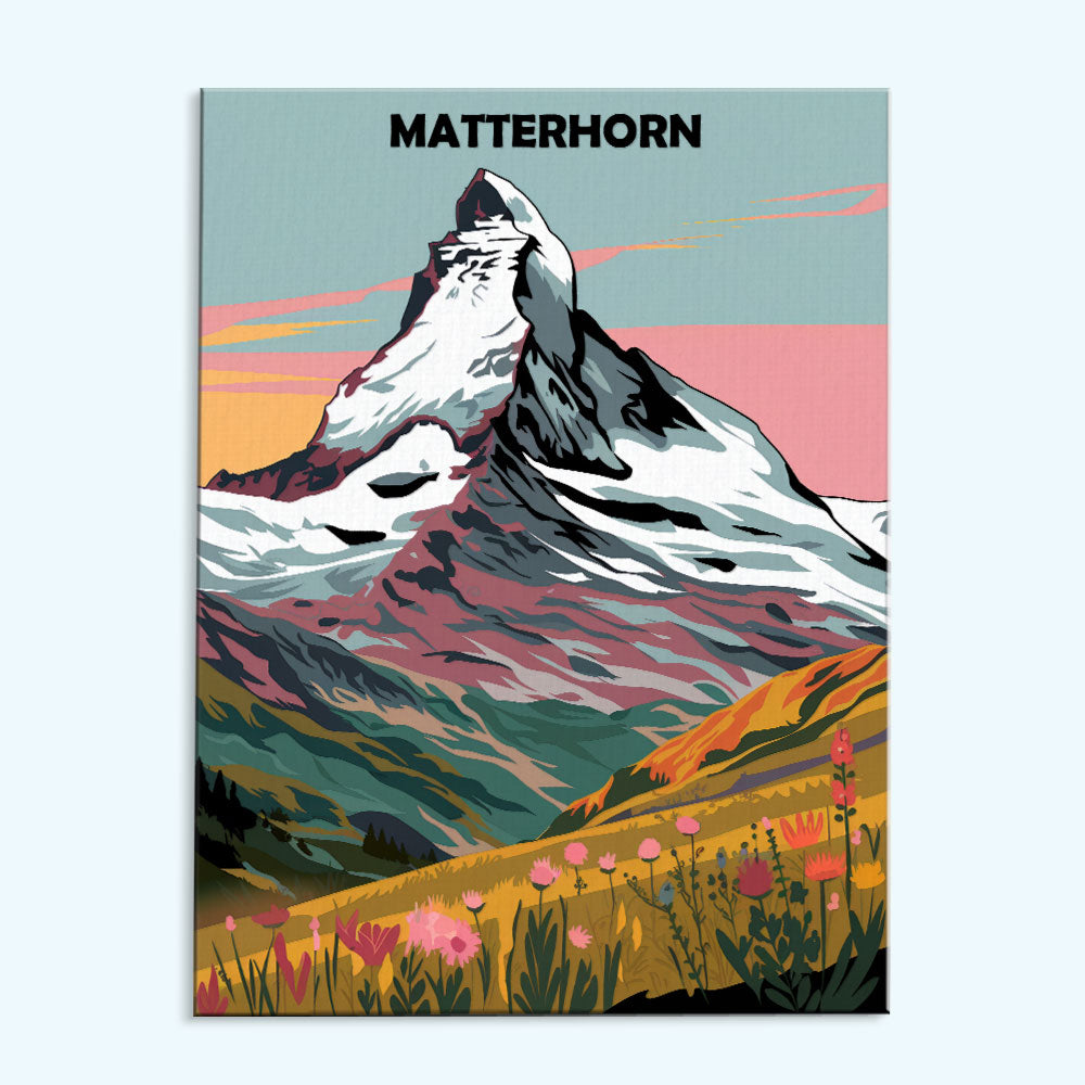 Matterhorn, Switzerland | Paint by Numbers Kit