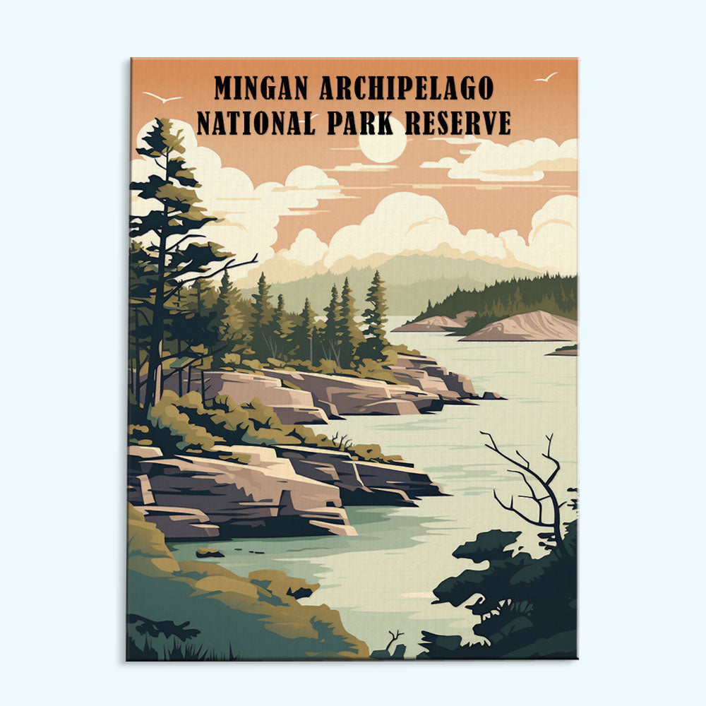 Mingan Archipelago National Park Reserve | Paint by Numbers Kit