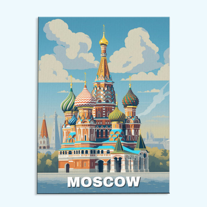Moscow Travel Poster