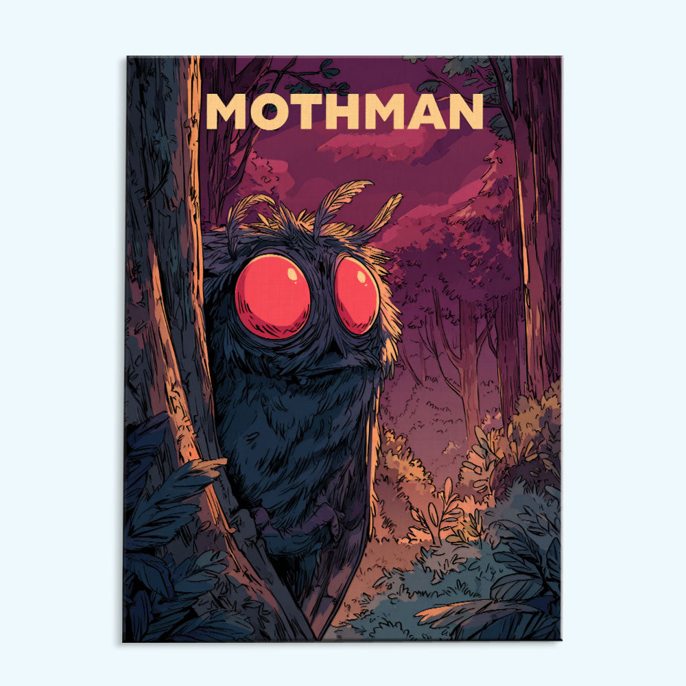 Mothman - American Legends | Paint by Numbers Kit