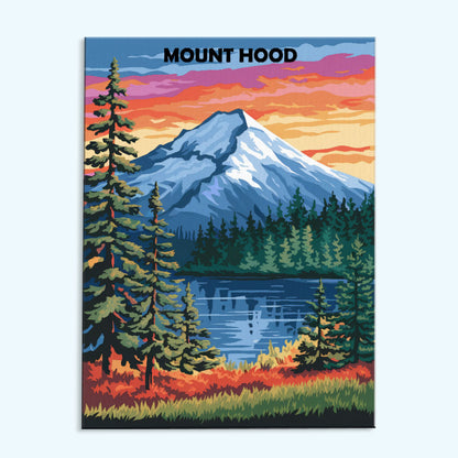 Mount Hood, USA | Paint by Numbers Kit