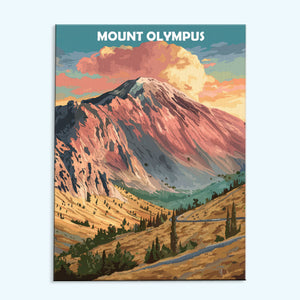 Mount Olympus, USA | Paint by Numbers Kit