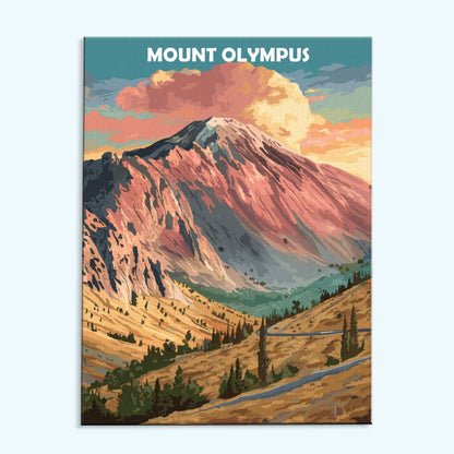 Olymp, USA | Malen nach Zahlen Set