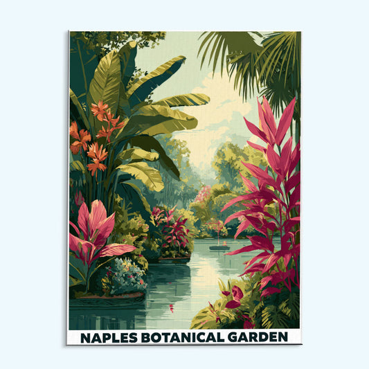 Naples Botanical Garden | Paint by Numbers Kit