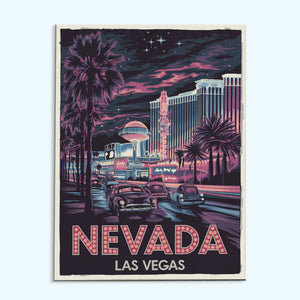 Nevada - Las Vegas | Paint by Numbers Kit