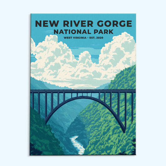 New River Gorge National Park Heritage Edition | Paint by Numbers Kit