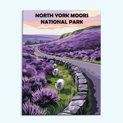 North York Moors UK National Park | Paint by Numbers Kit