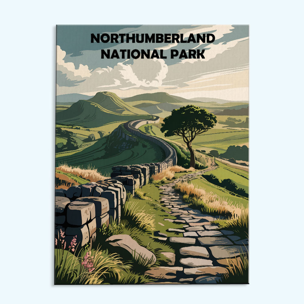 Northumberland UK National Park | Paint by Numbers Kit