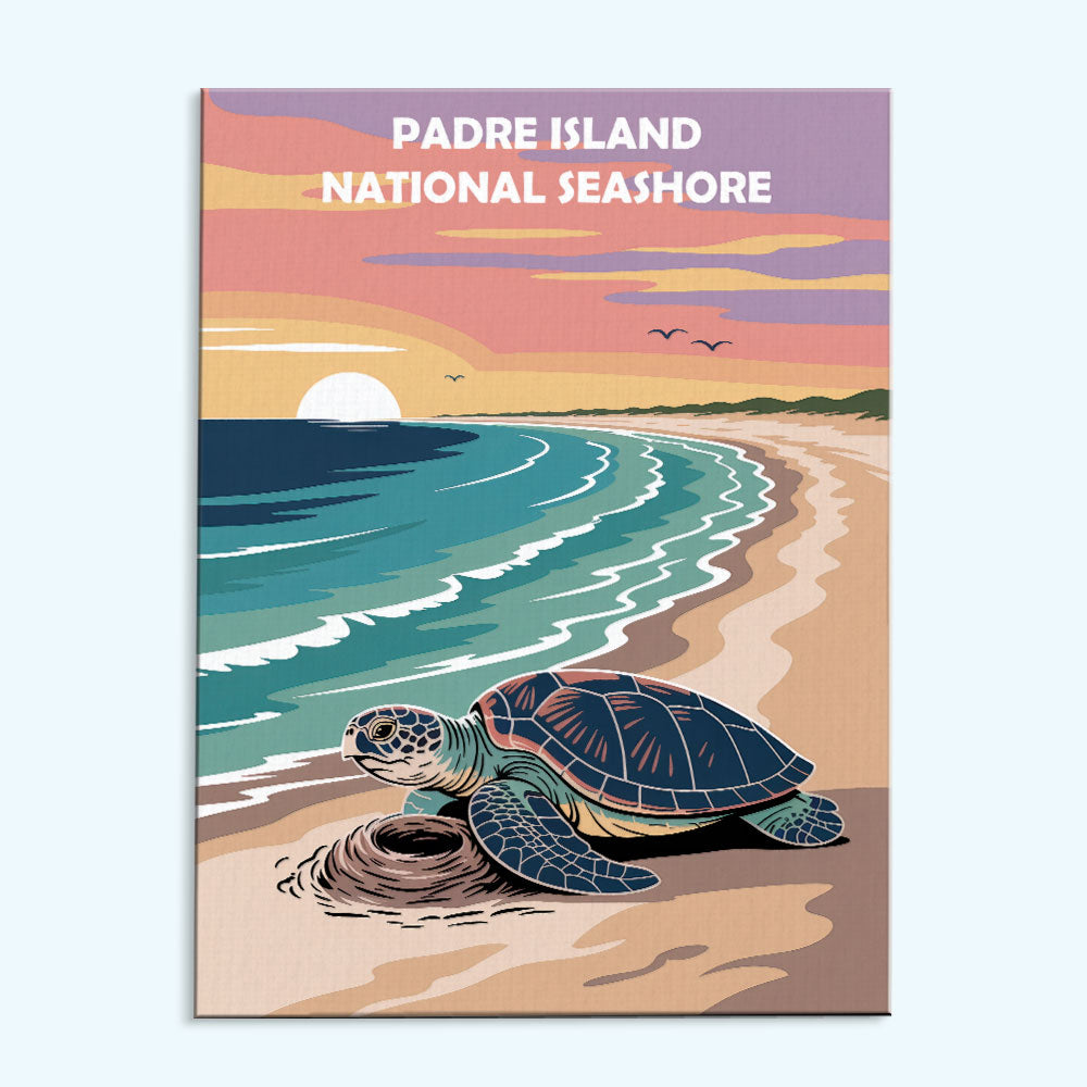 Padre Island National Seashore | Paint by Numbers Kit