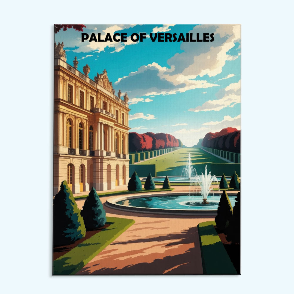Palace of Versailles, France - World Heritage | Paint by Numbers Kit