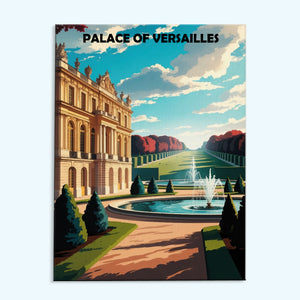 Palace of Versailles, France - World Heritage | Paint by Numbers Kit