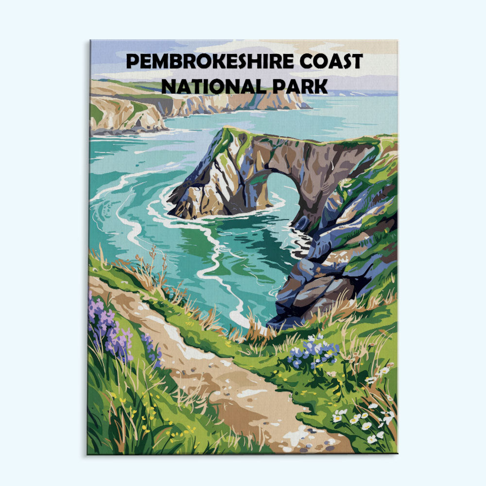 Pembrokeshire Coast UK National Park | Paint by Numbers Kit