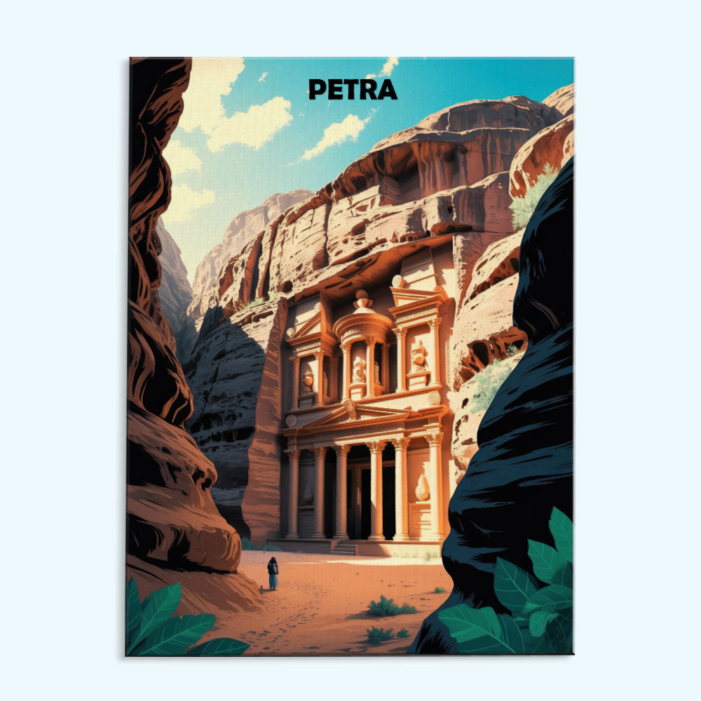 Petra, Jordan - World Heritage | Paint by Numbers Kit