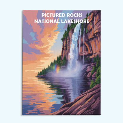 Pictured Rocks National Lakeshore | Paint by Numbers Kit
