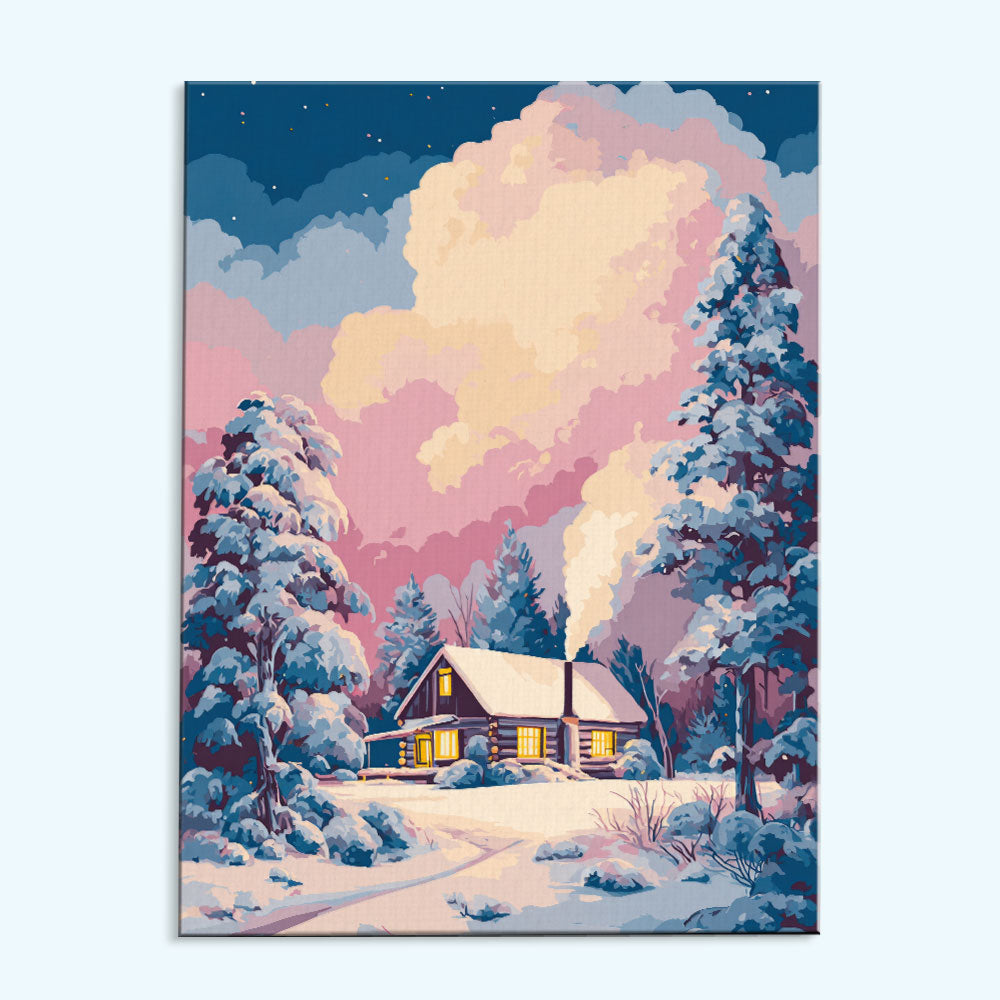 Pink Sky | Paint by Numbers Kit