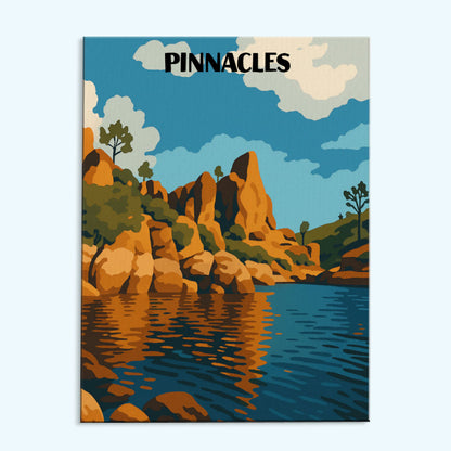 Pinnacles National Park Beginner | Paint by Numbers Kit