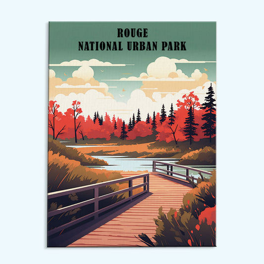 Rouge national urban park | Paint by Numbers Kit