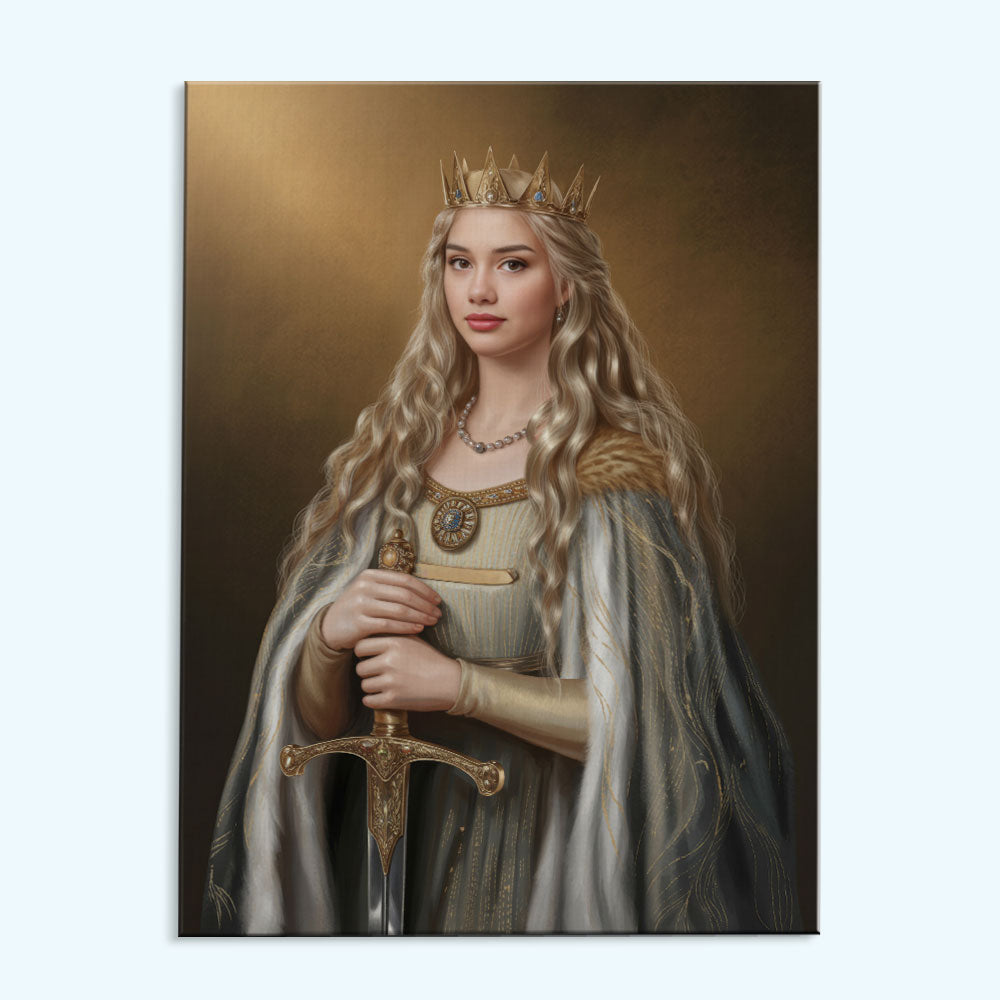 The Sword Queen|Custom Paint by Numbers Kit