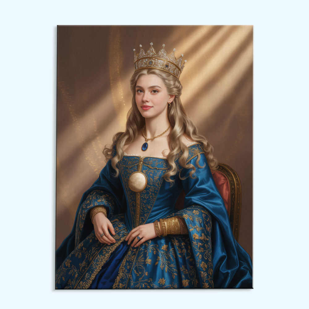 Sapphire Queen|Custom Paint by Numbers Kit