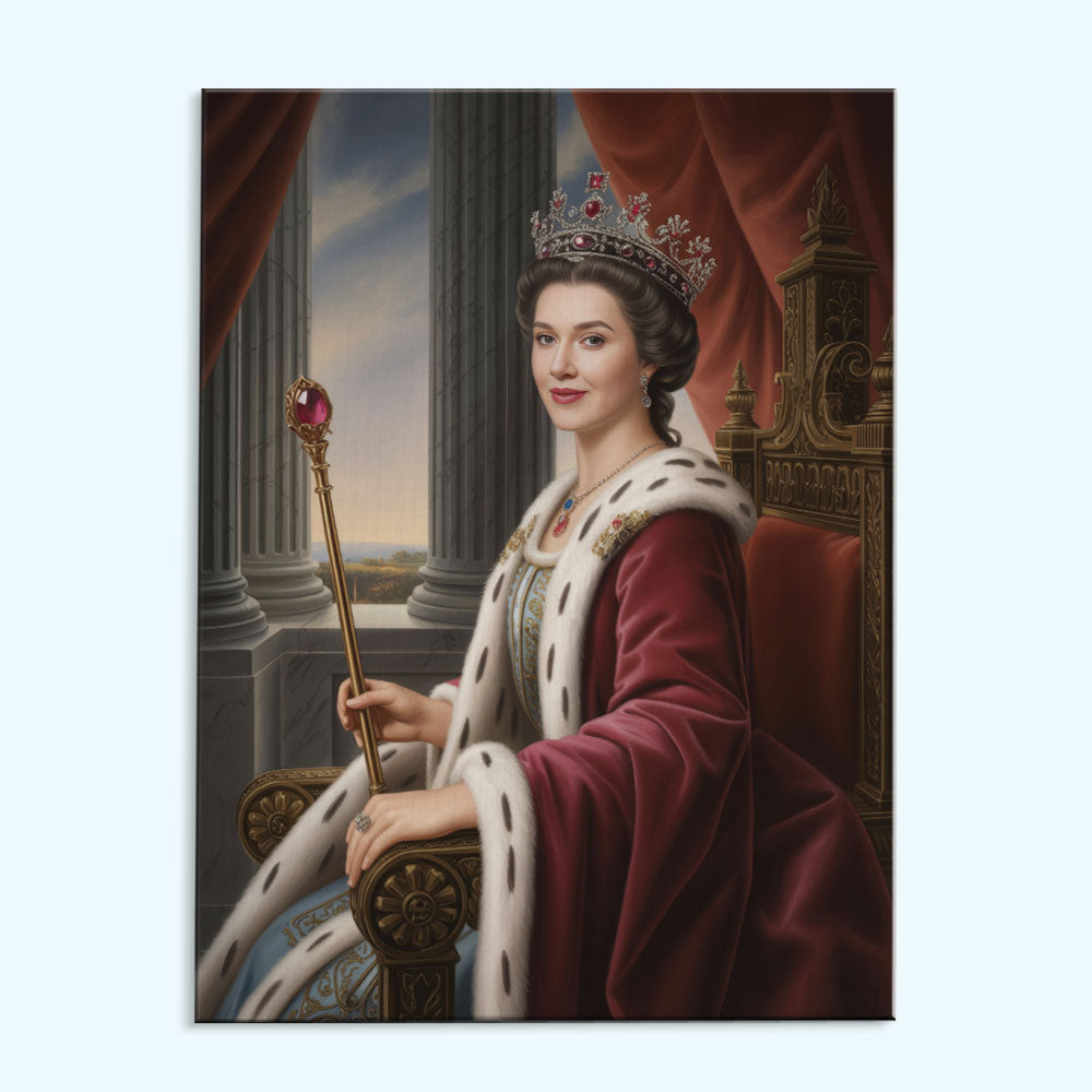 A Majestic Queen|Custom Paint by Numbers Kit