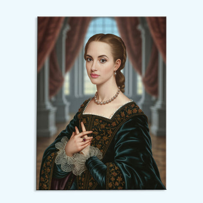 A Renaissance Portrait|Custom Paint by Numbers Kit