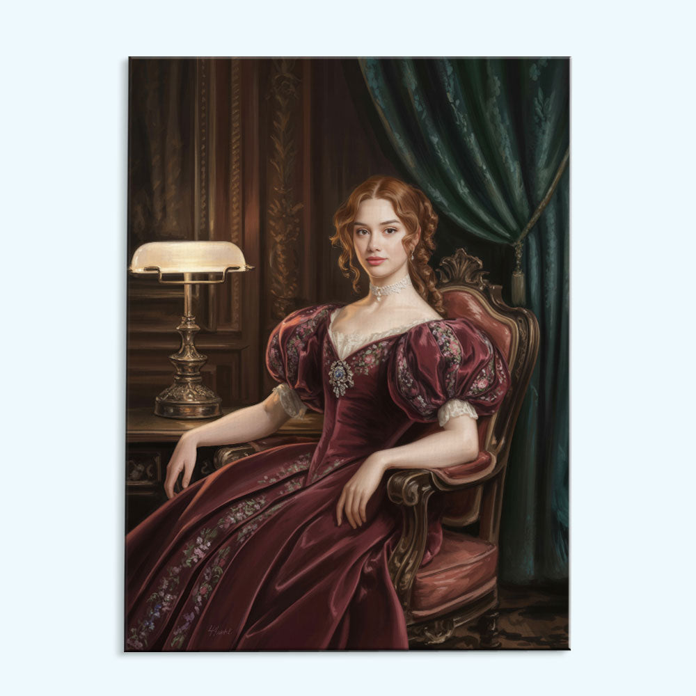 The Ruby Queen|Custom Paint by Numbers Kit