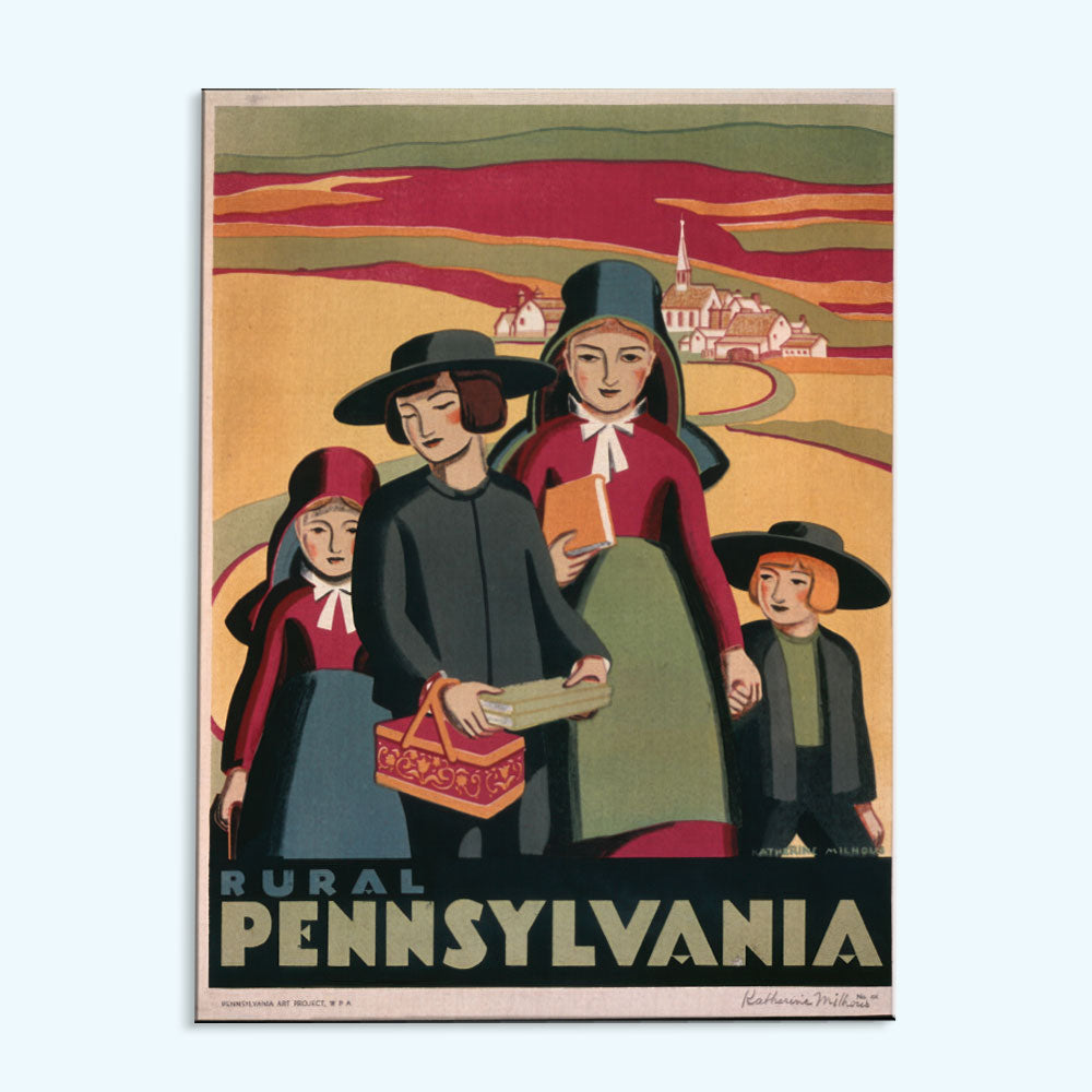Rural Pennsylvania - US Poster