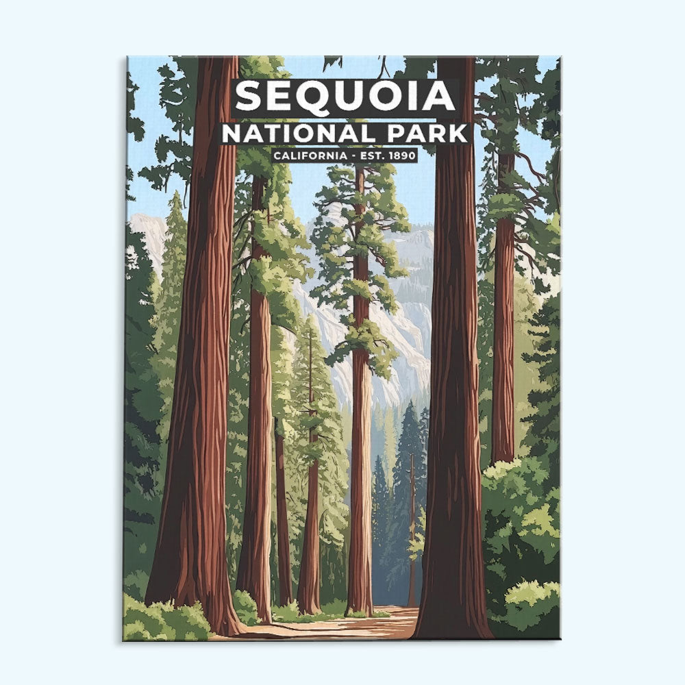 Sequoia National Park Heritage Edition | Paint by Numbers Kit