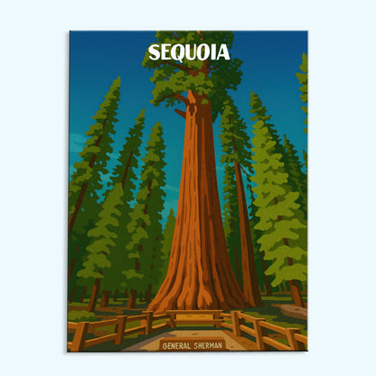 Sequoia National Park Beginner | Paint by Numbers Kit