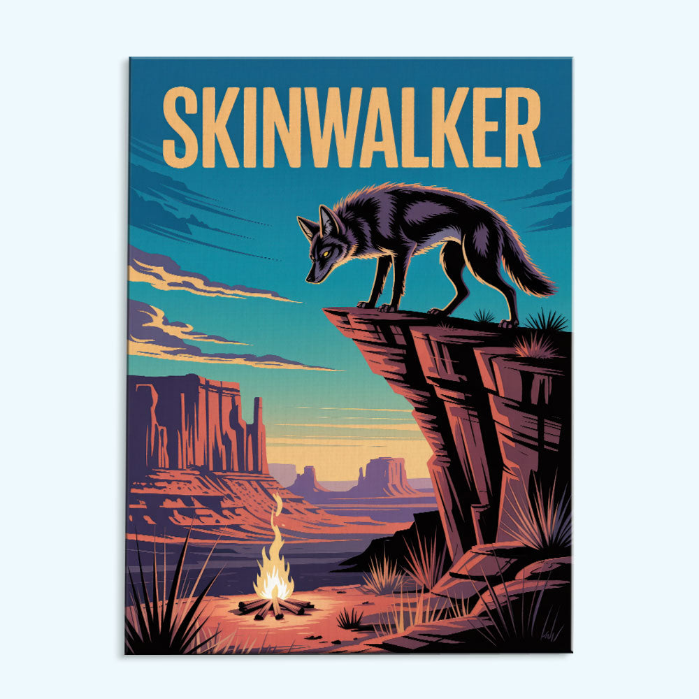 Skinwalker Shifter - American Legends | Paint by Numbers Kit