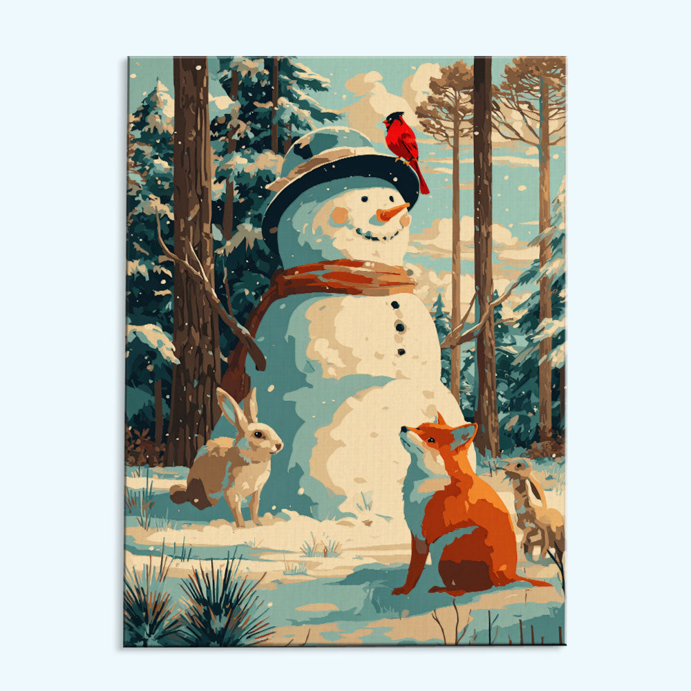 Snow Play | Paint by Numbers Kit
