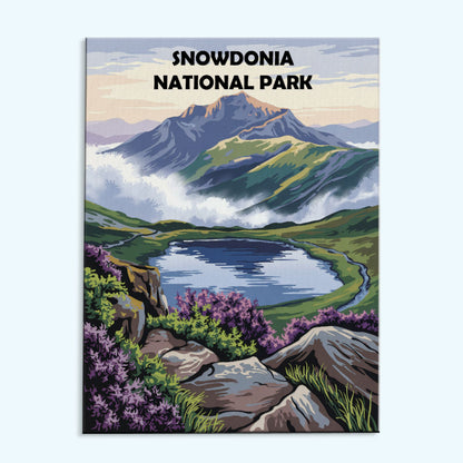 Snowdonia, britischer Nationalpark | Malen nach Zahlen-Set